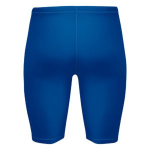 Men's royal blue compression shorts - back