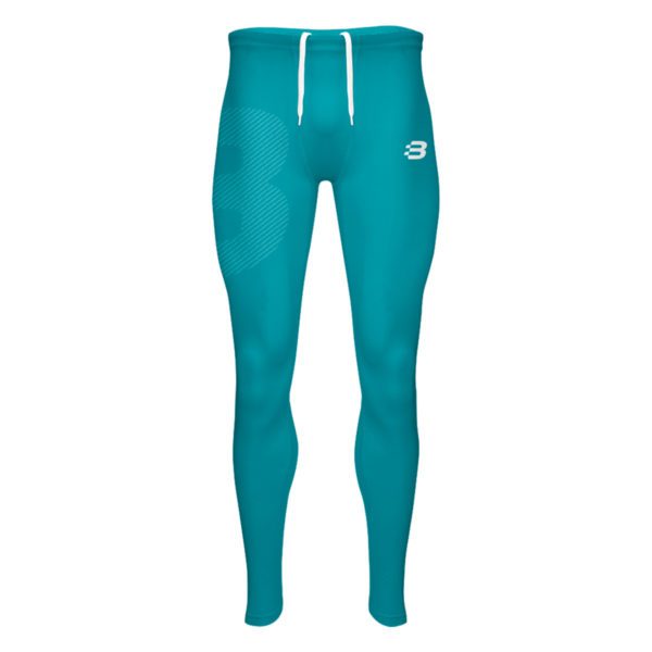 Mens Compression Tights - Teal