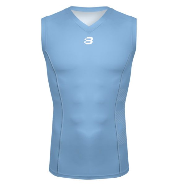 Mens Compression Vest - Sky Blue