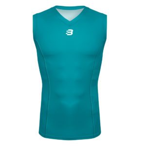 Mens Compression Vest - Teal