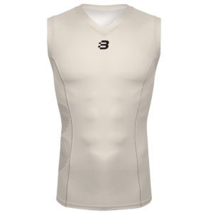 Mens Compression Vest - Beige