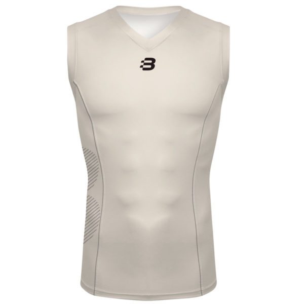 Mens Compression Vest - Beige