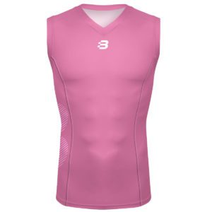 Mens Compression Vest - Light Pink