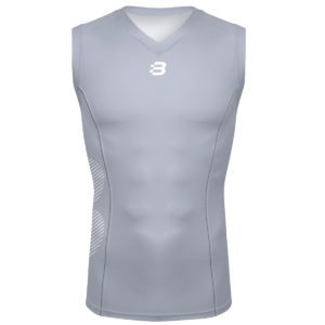 Mens Compression Vest - Silver