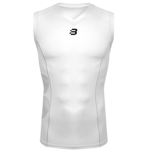 Mens Compression Vest - White