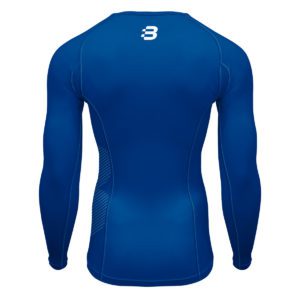 Mens Compression Long Sleeve Top - Royal