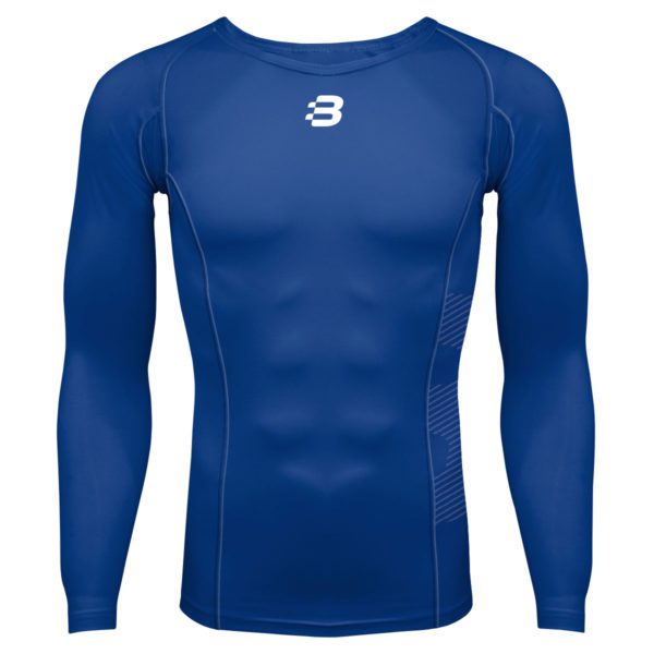 Mens Compression Long Sleeve Top - Royal