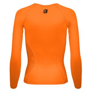 Women's Compression Long Sleeve Top - Orange