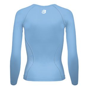 Women's Compression Long Sleeve Top - Sky Blue