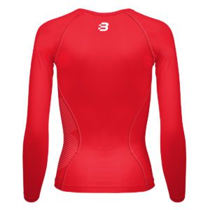 Women's Compression Long Sleeve Top - Red