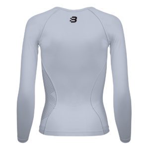 Women's Compression Long Sleeve Top - Silver