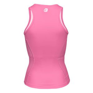 Women's light pink compression vest - back