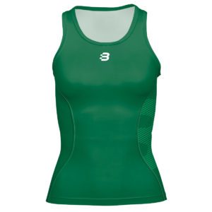 Women's Compression Vest - Emerald Green