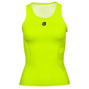 Women's Compression Vest - Fluoro Yellow