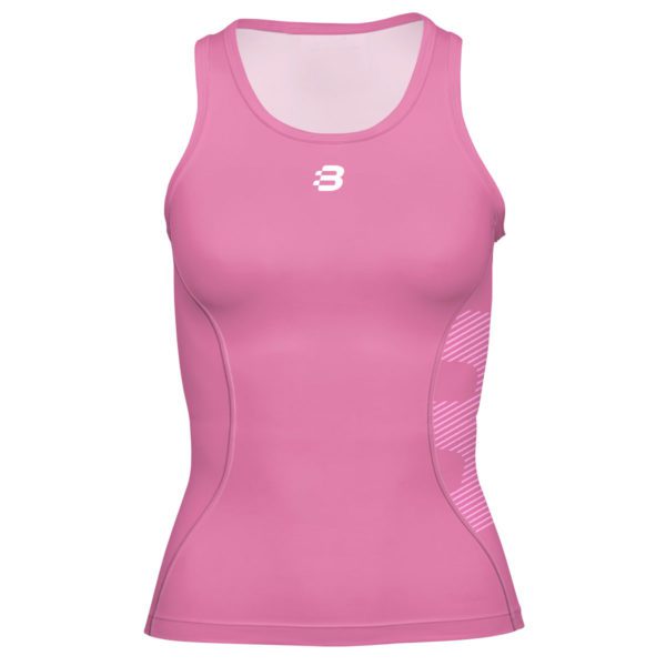 Women's Compression Vest - Light Pink
