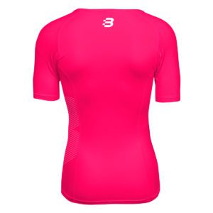 Mens Compression T-Shirt - Pink