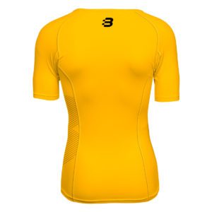 Men's gold compression tshirt - back