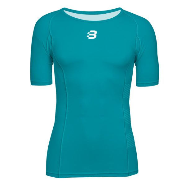 Mens Compression T-Shirt - Teal