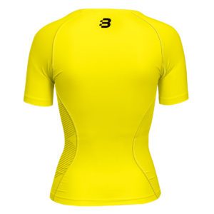 Women's Compression T-Shirt - Yellow
