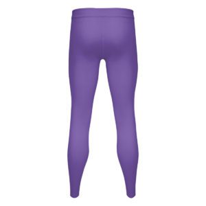 Women's purple compression tights - back