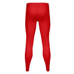 Women's Compression Tights - Dark Red