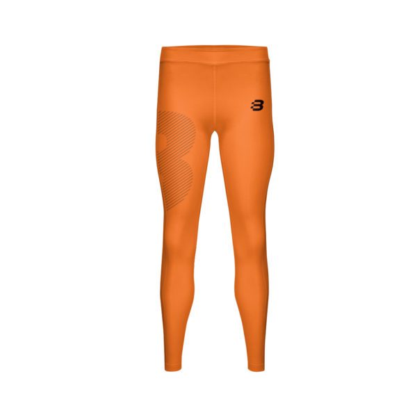 Women's Compression Tights - Orange