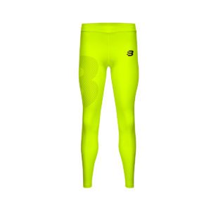 Women's Compression Tights - Fluoro Yellow