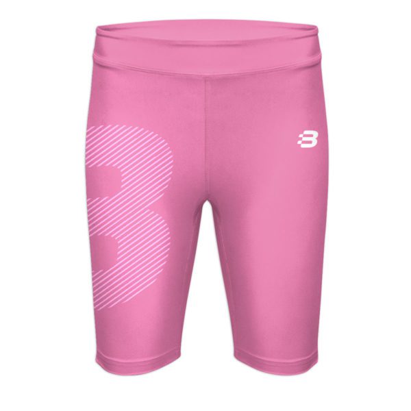 Ladies Compression Shorts - Light Pink