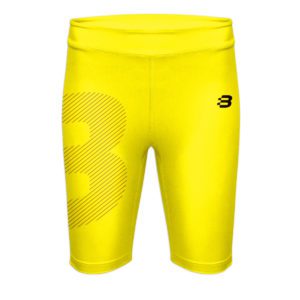 Ladies Compression Shorts - Yellow