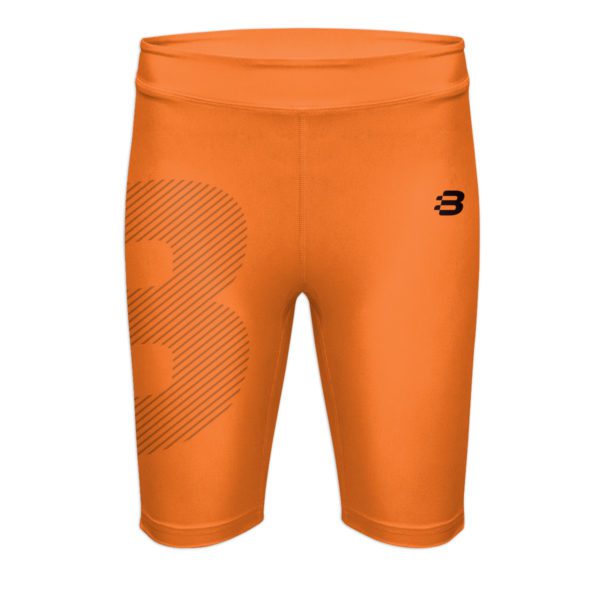 Ladies Compression Shorts - Orange