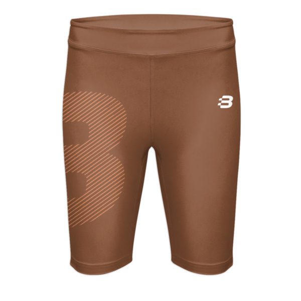 Ladies Compression Shorts - Light Brown