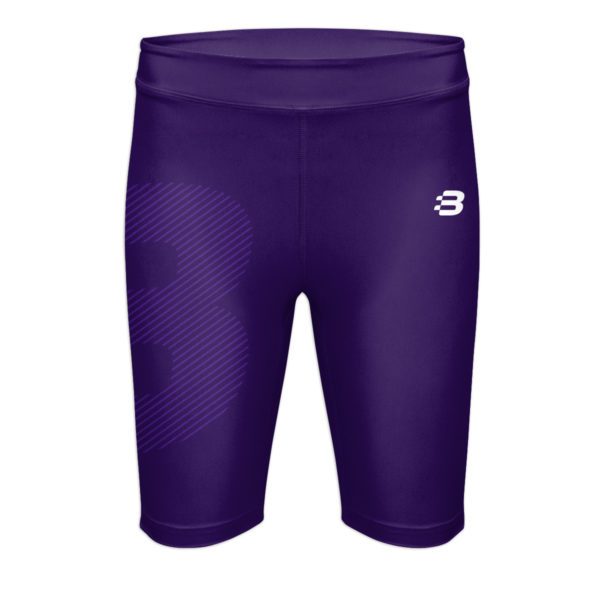 Ladies Compression Shorts - Dark Purple