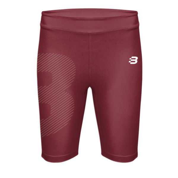 Ladies Compression Shorts - Light Maroon