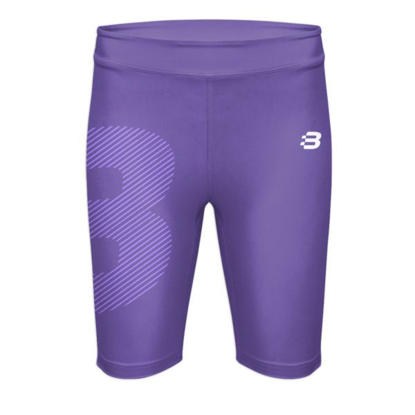 Ladies Compression Shorts - Purple