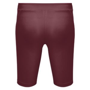Women's maroon compression shorts - back