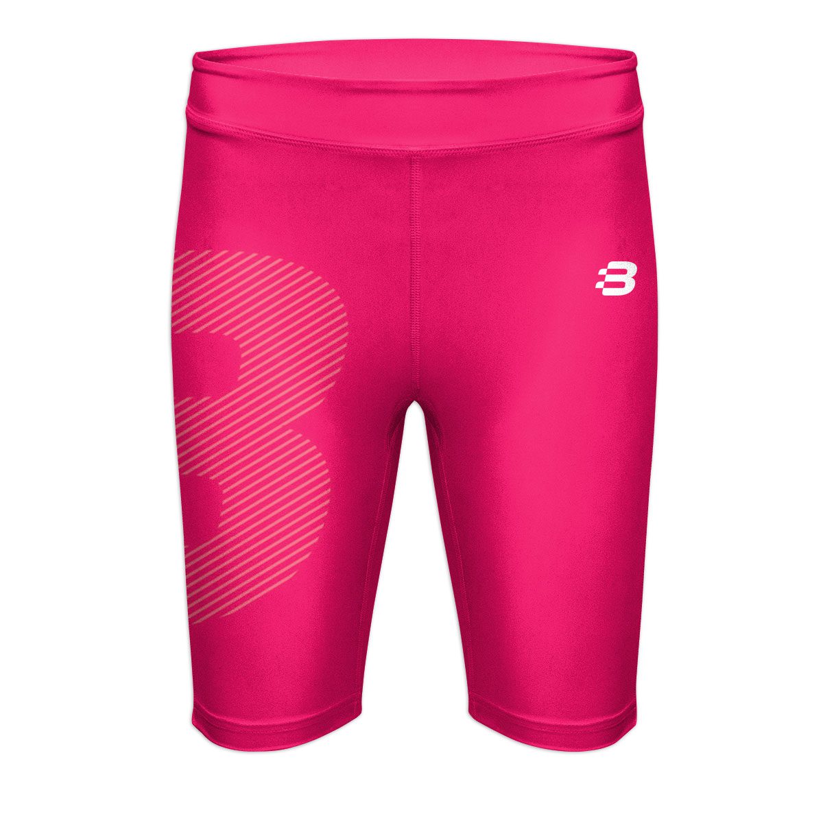 Women's Compression Shorts - Pink - Blackchrome