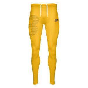 Mens Compression Tights - Gold