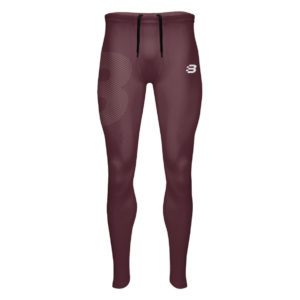 Mens Compression Tights - Maroon