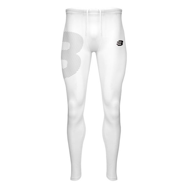 Mens Compression Tights - White