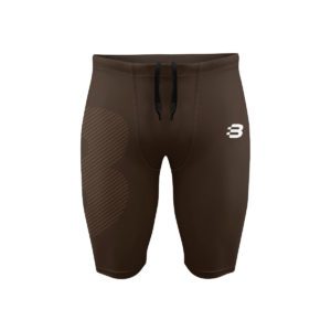 Mens Compression Shorts - Brown