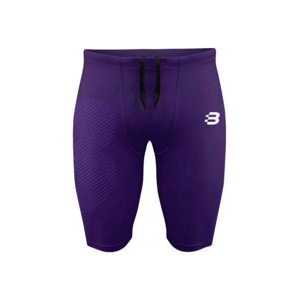 Mens Compression Shorts - Dark Purple