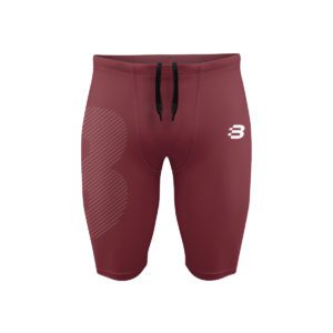 Mens Compression Shorts - Light Maroon