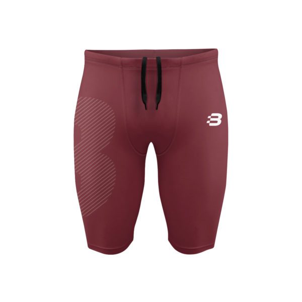 Mens Compression Shorts - Light Maroon