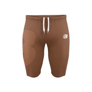 Mens Compression Shorts - Light Brown