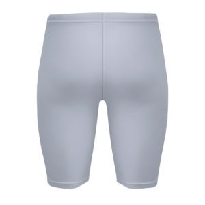 Mens Compression Shorts - Silver