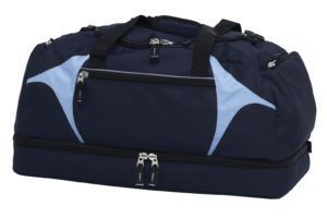 Spliced Zenith Sports Bag - BSPS - Navy/Sky