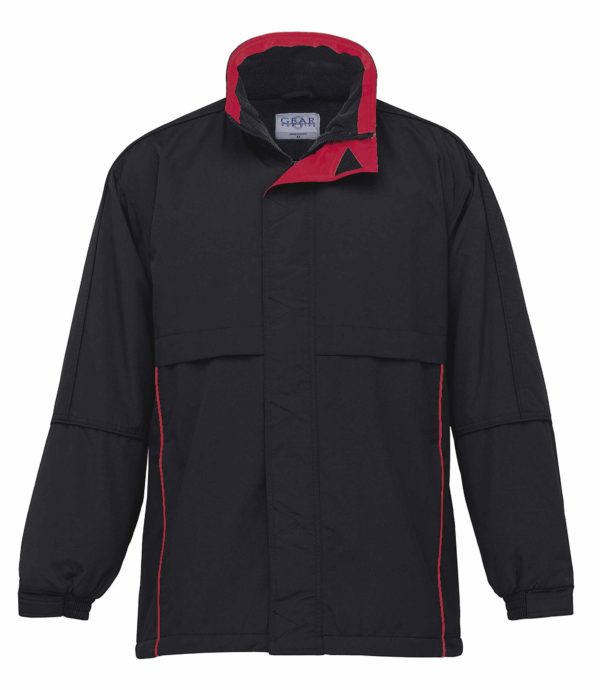 Contrast Basecamp Anorak - AN - Black/Red