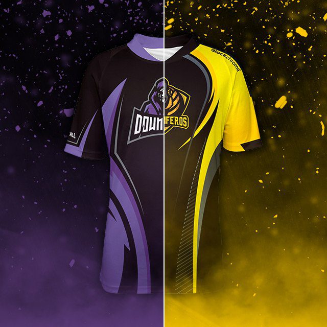 Sublimation Printing Purple Black Color Team Home and Away Soccer