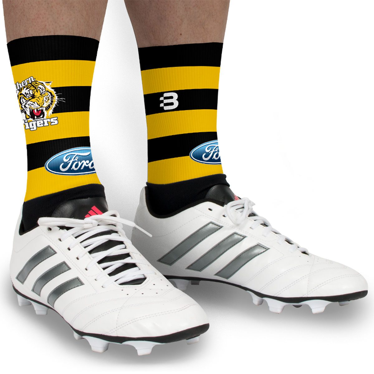 AFL 5 Inch Socks - Tigers