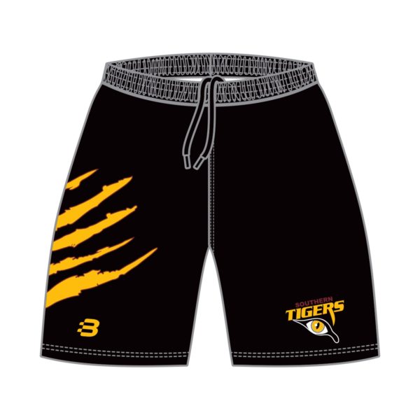 Southern Tigers Basketball Club - Boys Basketball Shorts (Black) - VL65801 - Front